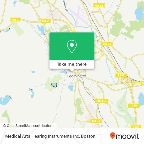 Medical Arts Hearing Instruments Inc map