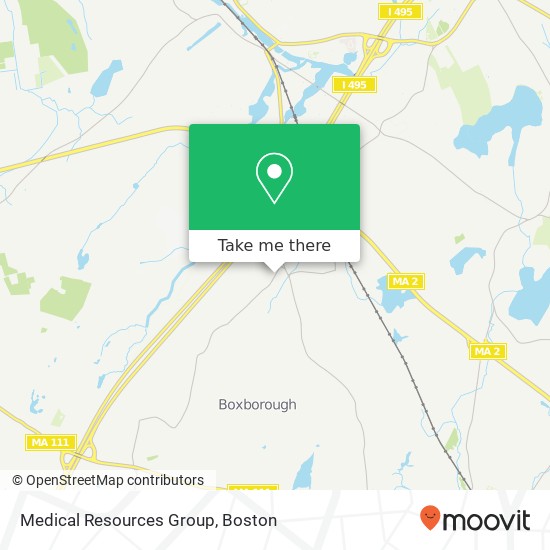 Mapa de Medical Resources Group