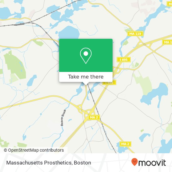 Mapa de Massachusetts Prosthetics