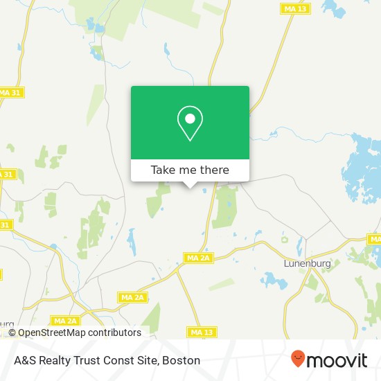 Mapa de A&S Realty Trust Const Site