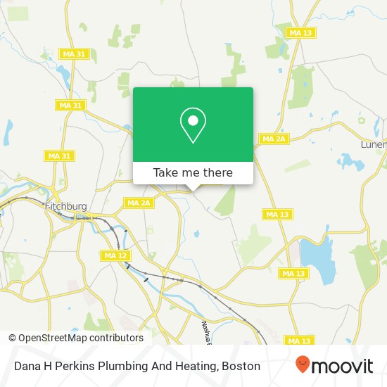 Mapa de Dana H Perkins Plumbing And Heating