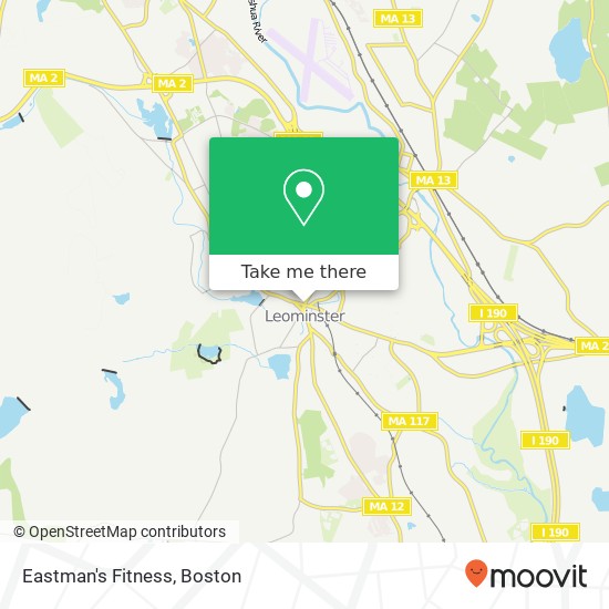 Eastman's Fitness map