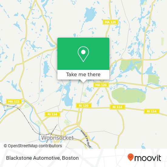 Mapa de Blackstone Automotive