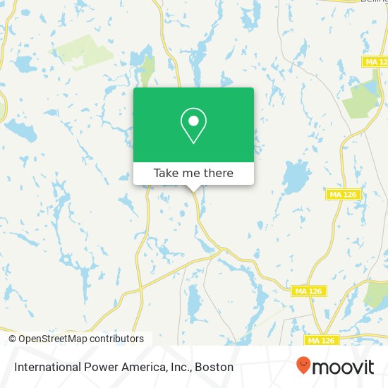 Mapa de International Power America, Inc.