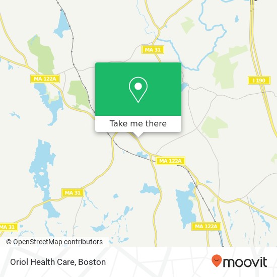 Mapa de Oriol Health Care