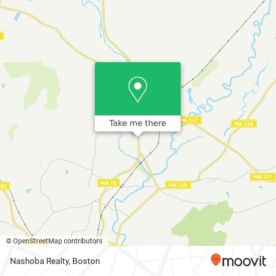 Nashoba Realty map