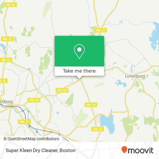 Super Kleen Dry Cleaner map