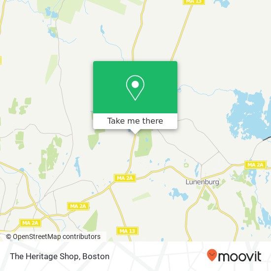 The Heritage Shop map