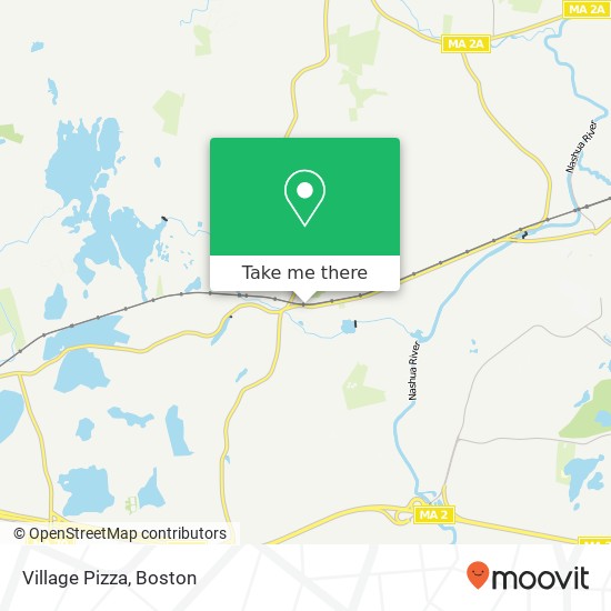 Village Pizza map