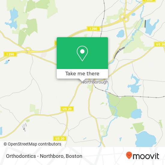 Orthodontics - Northboro map