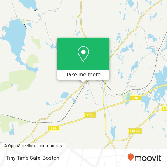 Tiny Tim's Cafe map