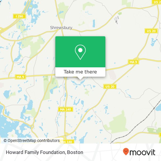 Howard Family Foundation map