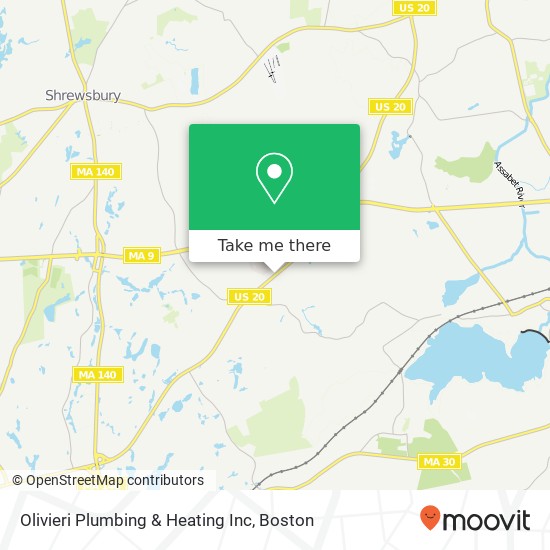 Olivieri Plumbing & Heating Inc map