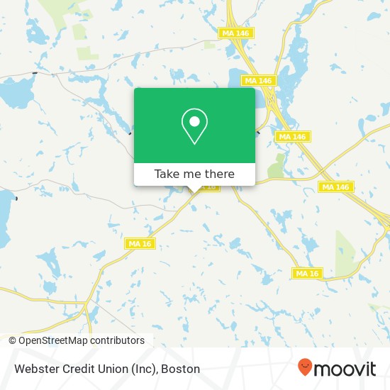 Webster Credit Union (Inc) map