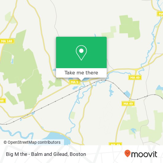 Big M the - Balm and Gilead map