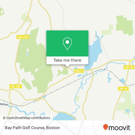 Bay Path Golf Course map