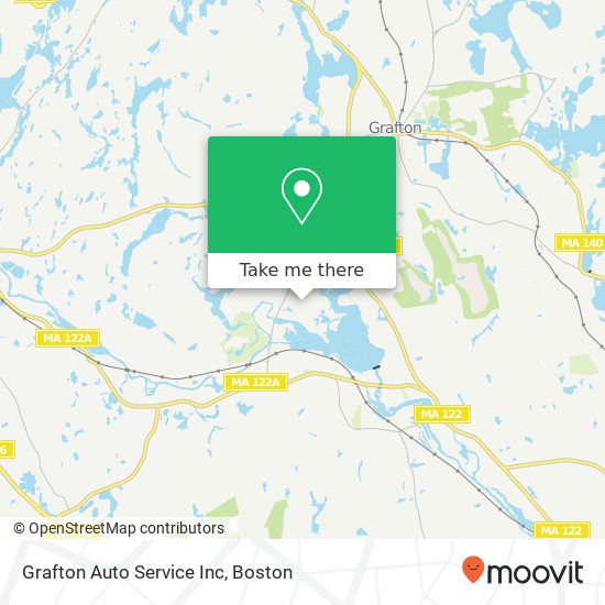 Grafton Auto Service Inc map