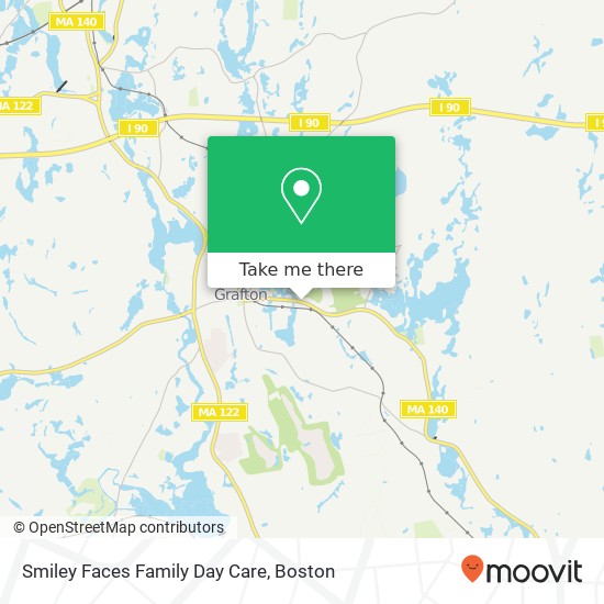 Smiley Faces Family Day Care map
