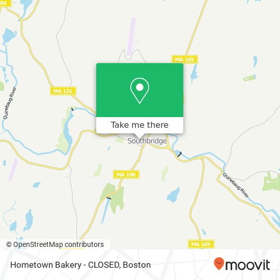 Hometown Bakery - CLOSED map