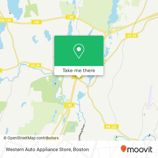 Mapa de Western Auto Appliance Store