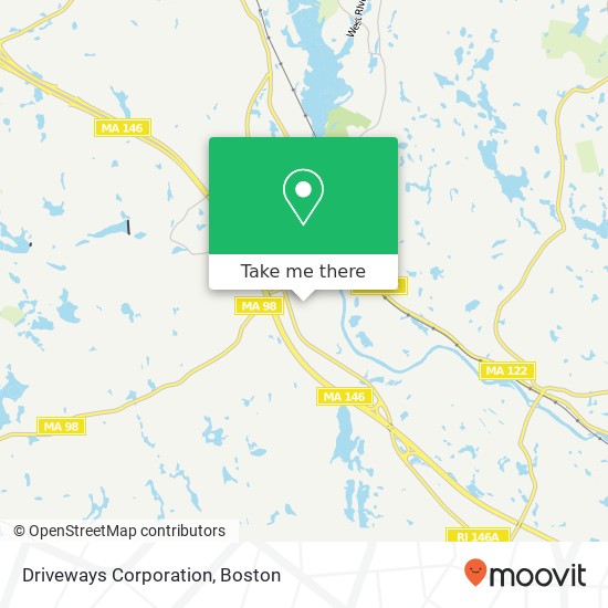 Mapa de Driveways Corporation