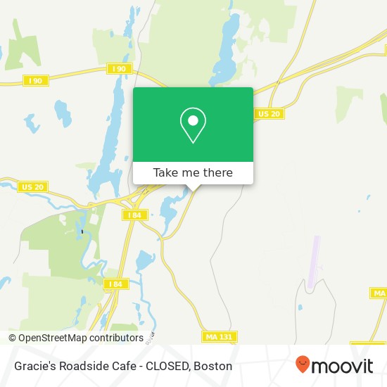 Gracie's Roadside Cafe - CLOSED map