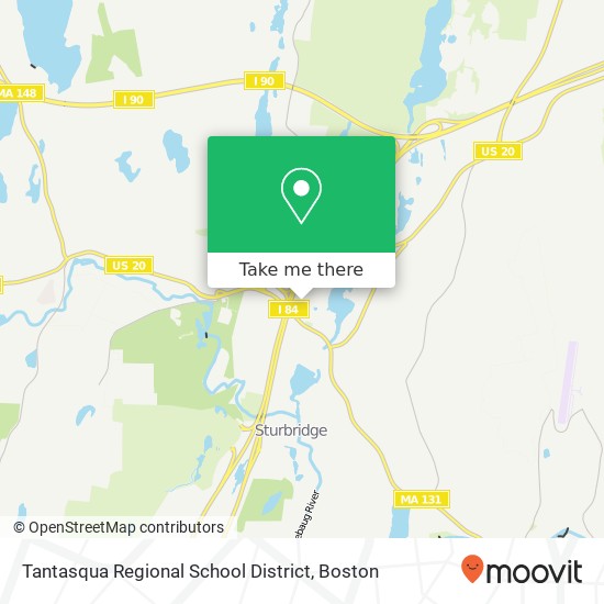 Mapa de Tantasqua Regional School District