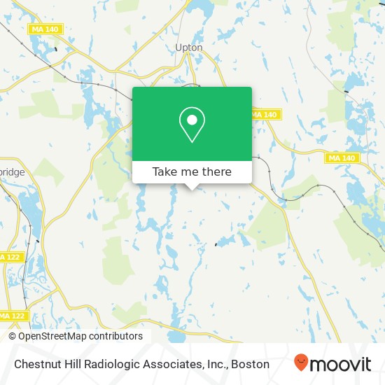 Mapa de Chestnut Hill Radiologic Associates, Inc.