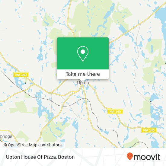 Mapa de Upton House Of Pizza