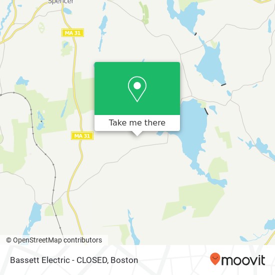 Bassett Electric - CLOSED map