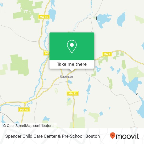Spencer Child Care Center & Pre-School map