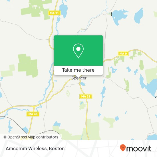 Amcomm Wireless map