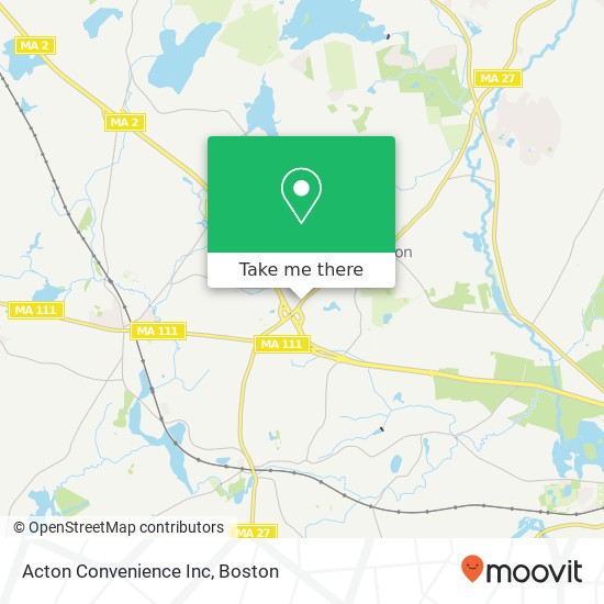 Mapa de Acton Convenience Inc