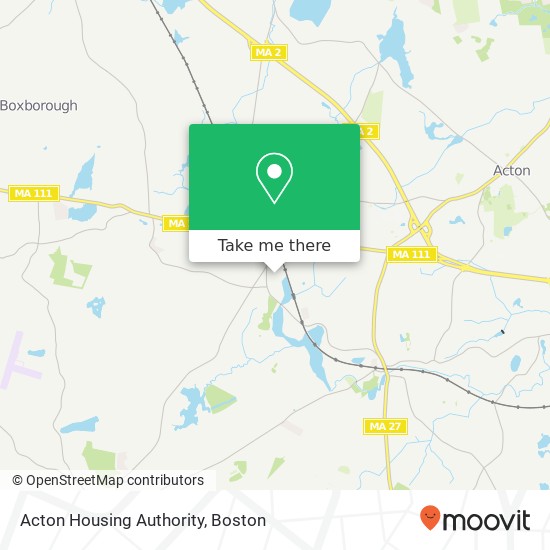 Mapa de Acton Housing Authority