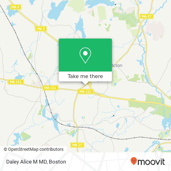 Daley Alice M MD map