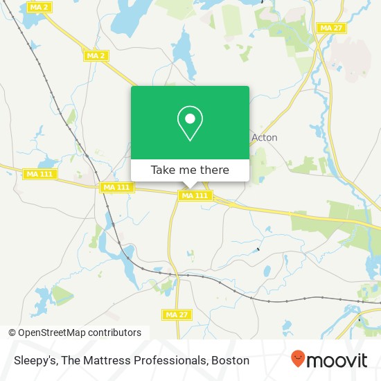 Sleepy's, The Mattress Professionals map