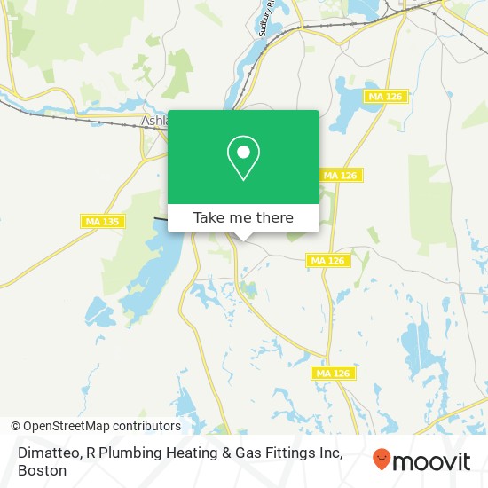 Mapa de Dimatteo, R Plumbing Heating & Gas Fittings Inc