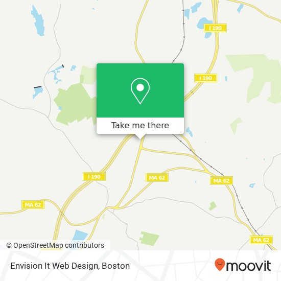 Mapa de Envision It Web Design