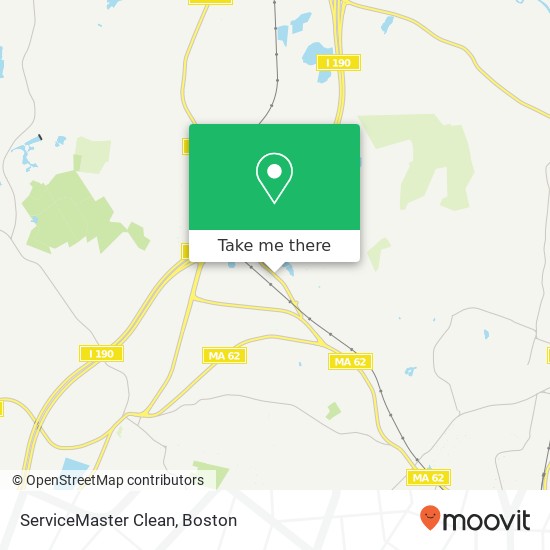 ServiceMaster Clean map