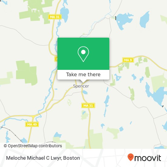 Meloche Michael C Lwyr map