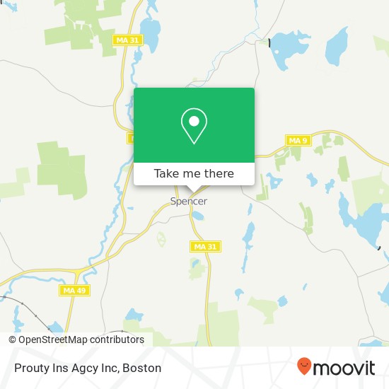 Prouty Ins Agcy Inc map