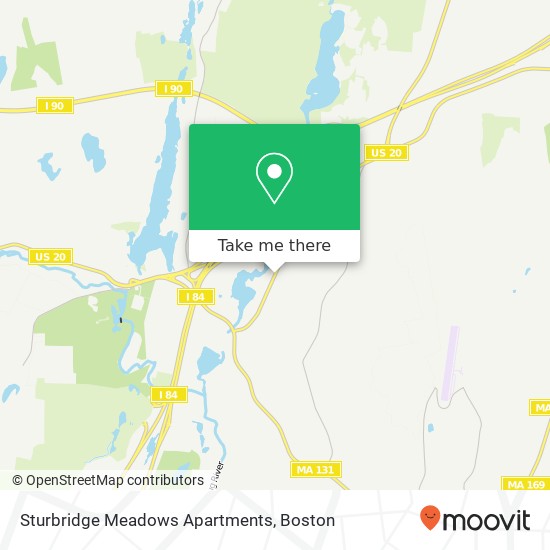 Mapa de Sturbridge Meadows Apartments