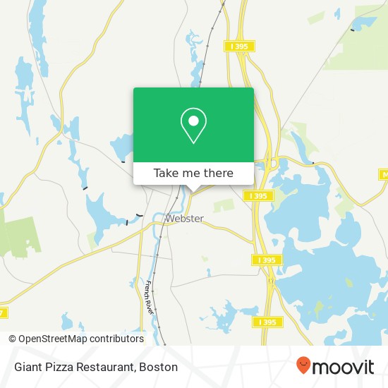 Giant Pizza Restaurant map