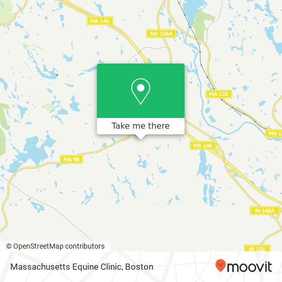 Massachusetts Equine Clinic map