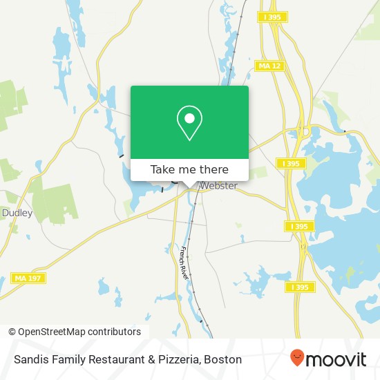 Mapa de Sandis Family Restaurant & Pizzeria