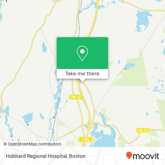 Hubbard Regional Hospital map