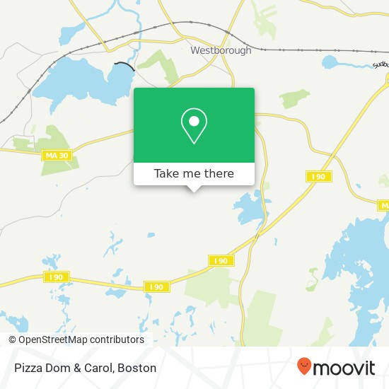 Mapa de Pizza Dom & Carol