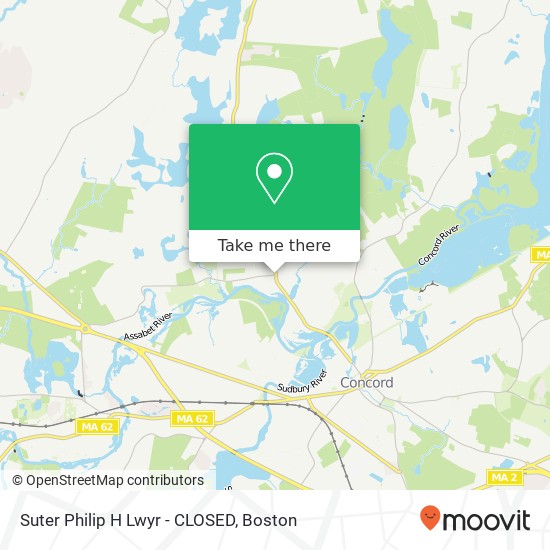 Suter Philip H Lwyr - CLOSED map