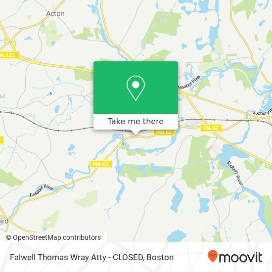 Mapa de Falwell Thomas Wray Atty - CLOSED