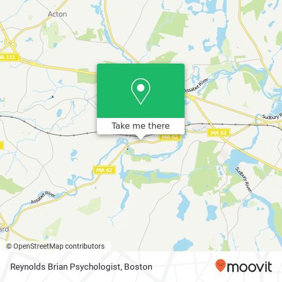 Reynolds Brian Psychologist map